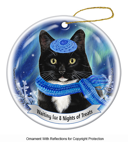 An image of the Black Cat Series 5 Hanukkah Ornament