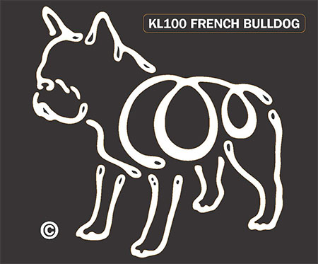 Dog K Lines Window Tattoos sample image