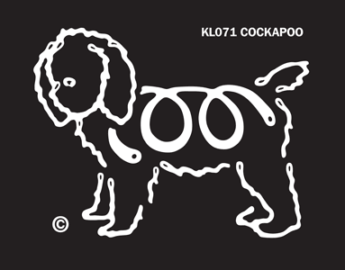 Cockapoo - Window Tattoo Image