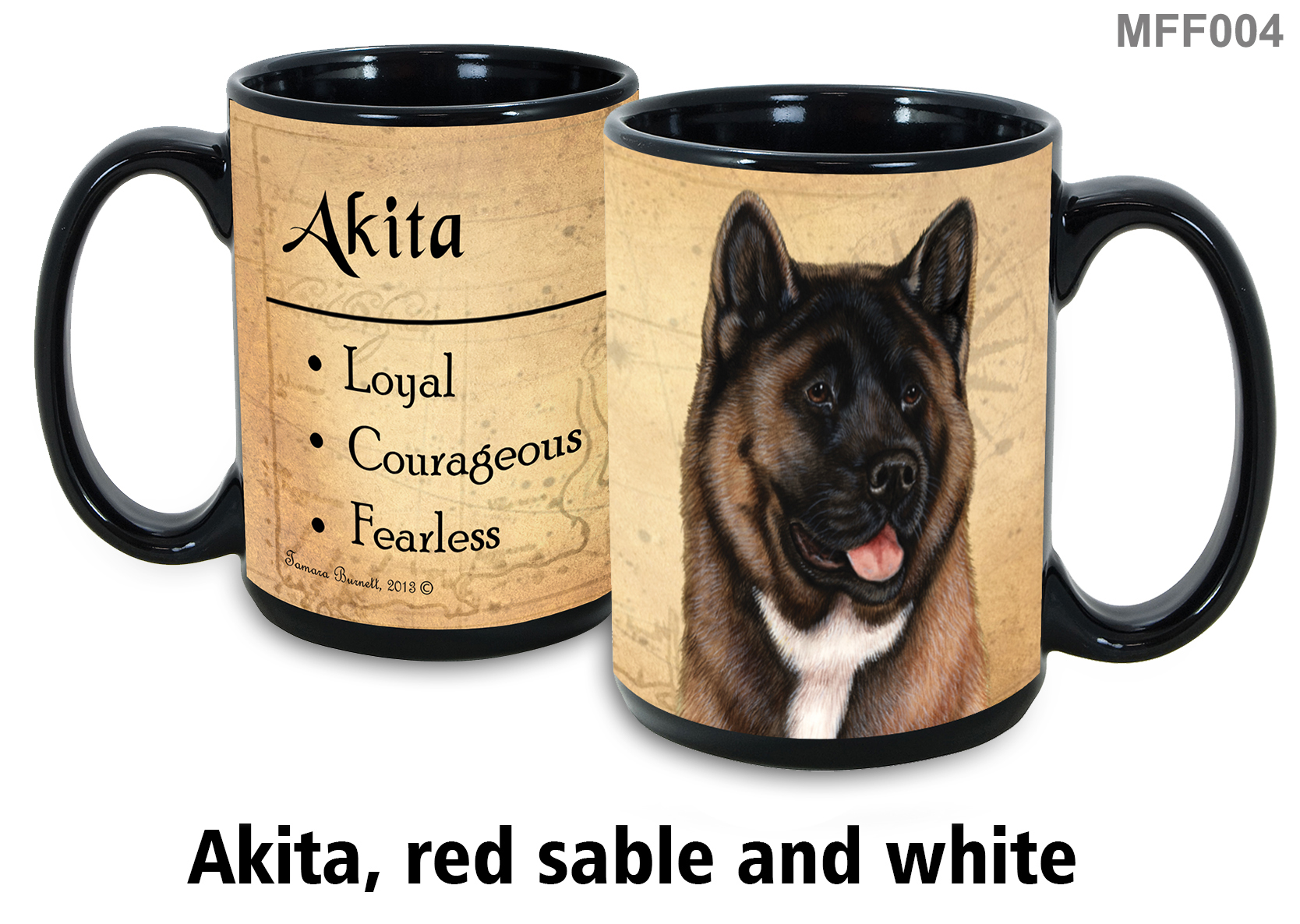 An image of product 8886 Akita - My Faithful Friends Mug 15 oz