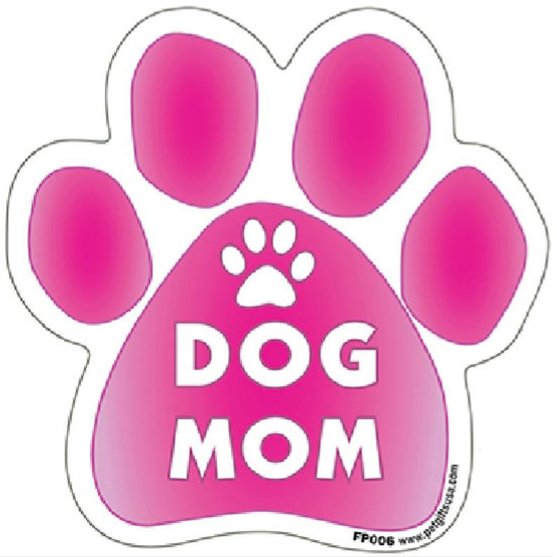 Dog Mom Paw Magnet - Foster Paw Image
